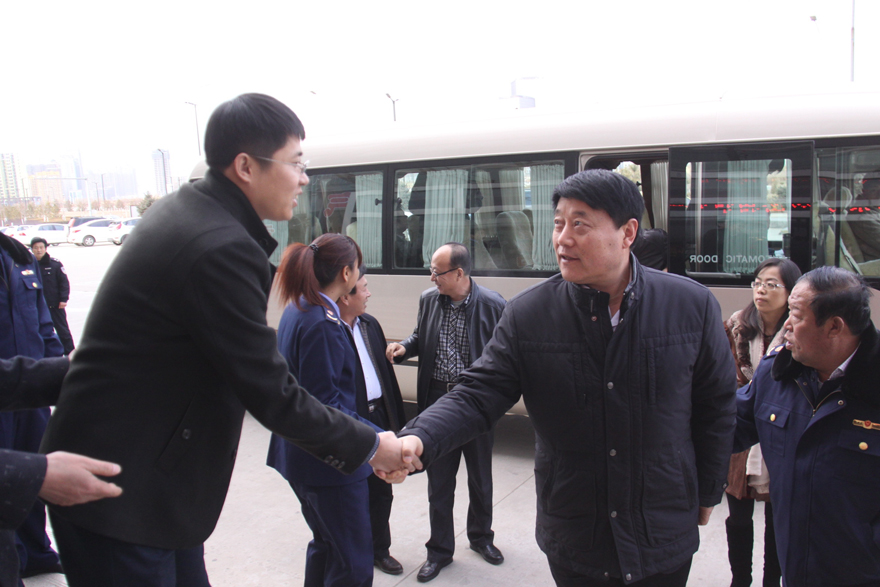 2014年12月2日省委第五考核驗收組來公司檢查指導黨建工作